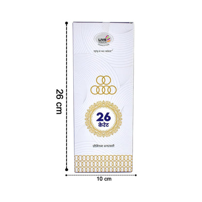 26 Carat Premium Dry Masala Stick Agarbatti (1Box/250Gm)