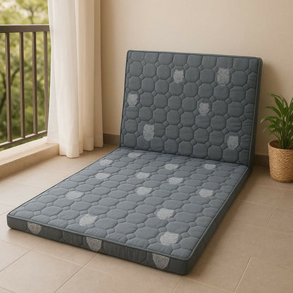 3 Fold Foldable Mattress – Portable & Comfortable Sleeping Bed for Home & Travel
