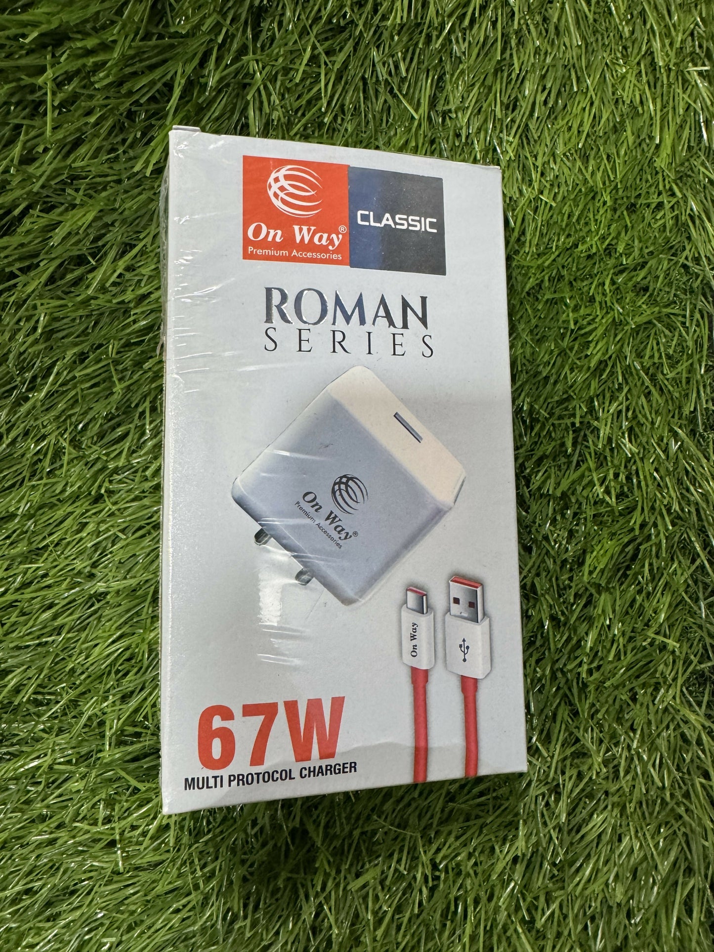 67W SUPER FAST ROMAN SERIES TYPE C CHARGER ONWAY