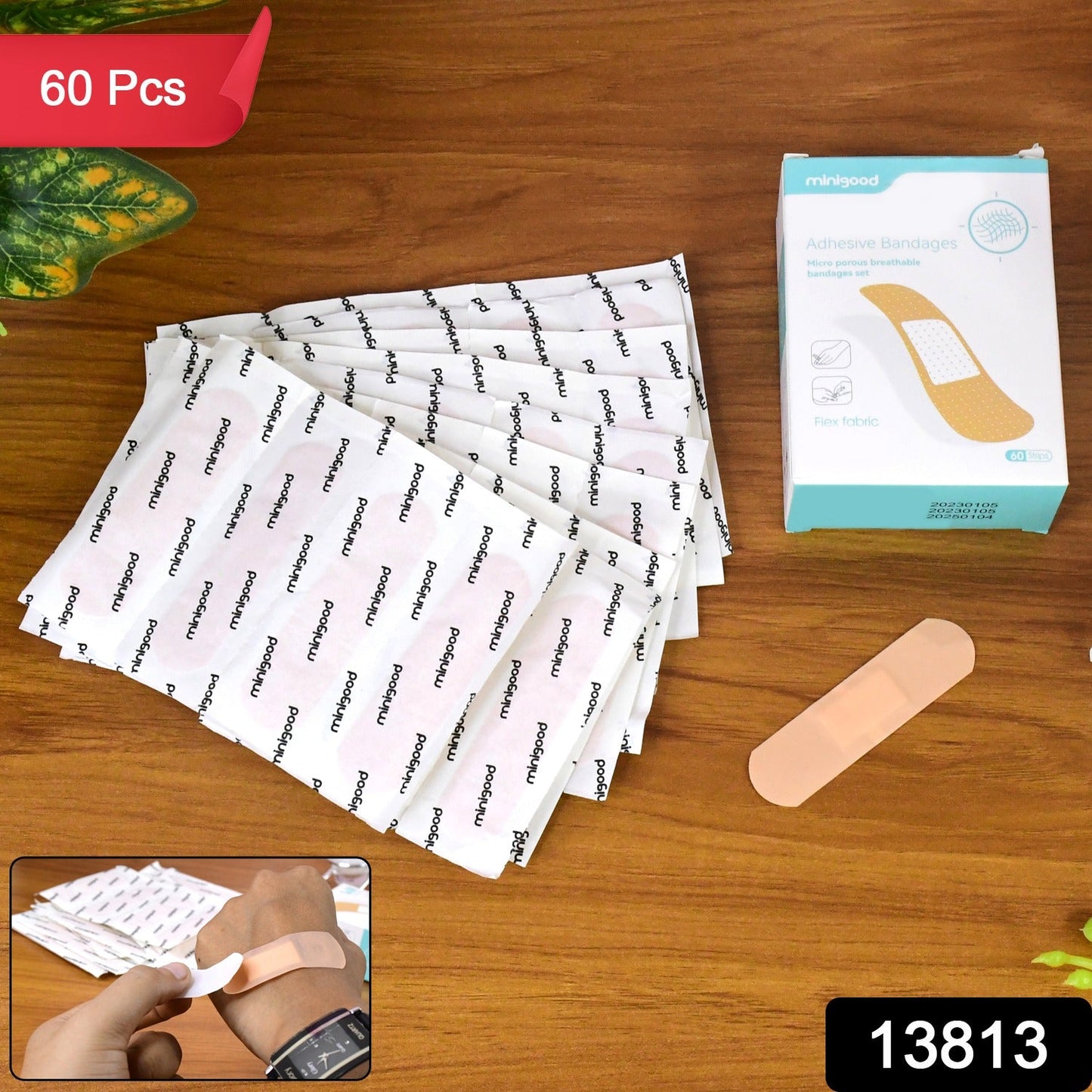 Adhesive Bandages Waterproof Creative Bandage (60 Pcs Set)