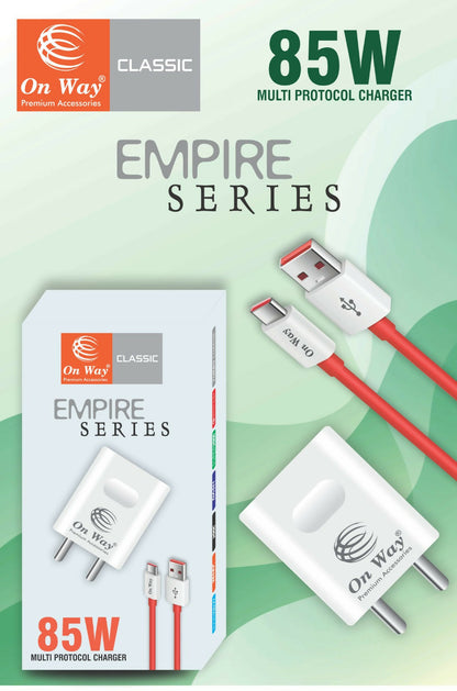 85w FAST CHARGER EMPIRE SERIES TYPE C ONWAY